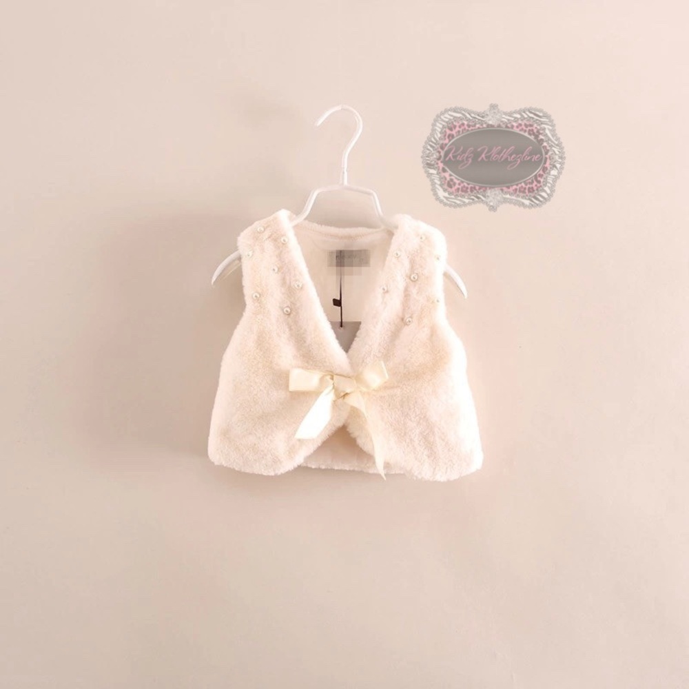 Beautiful Soft Faux Fur Girls Vest